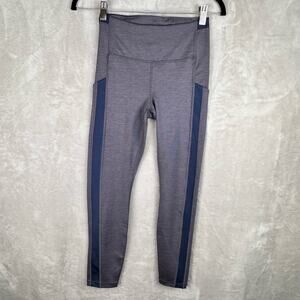 Athleta Pants Womens Extra Small Gray Ultimate Stash Pocket 7/8 Tight Leggings